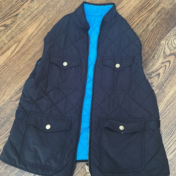 Ralph Lauren Reversible Black and Blue Quilted Jacket - Picture 2 of 12